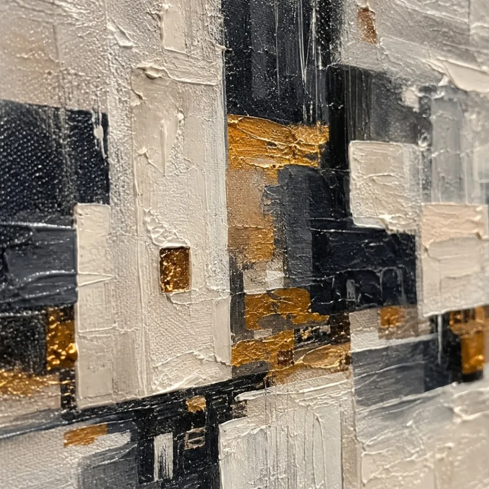 Quadri Moderni-Selezionato da Mazzolaluce Coppia di quadri astratti 50x70 moderni decorati telaio francese