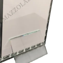Soprammobili Moderni-Selezionato da Mazzolaluce Cornice portafoto da tavolo fiori di cristallo foto 20x25 fp