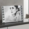 Soprammobili Moderni-Selezionato da Mazzolaluce Cornice portafoto in vetro cristallo trasparente da tavolo 15x10 fp