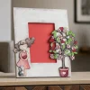 Soprammobili Moderni-Bongelli Preziosi Cornice portafoto rossa per cameretta bambina 20x25