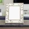 Soprammobili Moderni-Bongelli Preziosi Cornice portafoto 13x18 da tavolo farfalle rovere