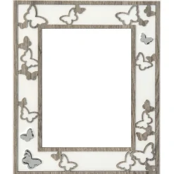 Soprammobili Moderni-Bongelli Preziosi Cornice portafoto 13x18 da tavolo farfalle rovere