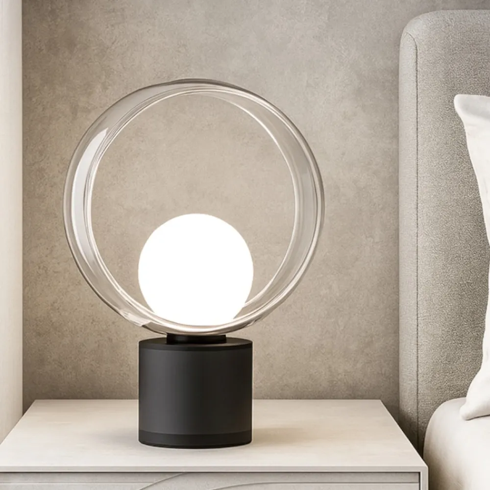 Abat Jour-Vivida International Cosmit nera h26 abat-jour design moderna metallo vetro