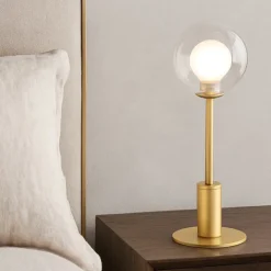 Abat Jour-Miloox Cosmo abat-jour da comodino moderna per camera da letto oro
