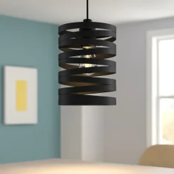 Lampade A Sospensione-Eglo Cremella lampada a sospensione cilindrica per isola cucina moderna