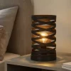 Abat Jour-Eglo Cremella lampada da comodino abat-jour moderna