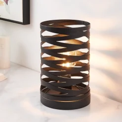 Abat Jour-Eglo Cremella lampada da comodino abat-jour moderna