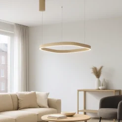 Lampadari Moderni-Gea Luce Criseide lampadario moderno sabbia led 60w 3000k quadrato