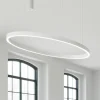 Lampadari Moderni-Gea Luce Criseidei lampadario moderno ovale bianco 100w