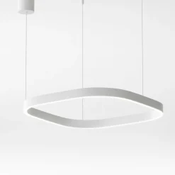 Lampadari Moderni-Gea Luce Criseide sp1 q lampadario moderno led 60w 3000k quadrato