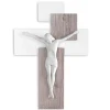 Crocifissi Da Parete-Bongelli Preziosi Crocifisso da parete rovere 17x12 moderno