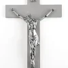 Crocifissi Da Parete-Selezionato da Mazzolaluce Crocifisso da parete 25x16 antracite argento