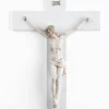 Crocifissi Da Parete-Selezionato da Mazzolaluce Crocifisso da parete 34x24 avorio croce bianca