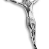 Crocifissi Da Parete-Selezionato da Mazzolaluce Crocifisso da parete 37x32 design moderno argentato