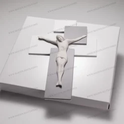 Crocifissi Da Parete-Bongelli Preziosi Crocifisso da parete 42x30 grigio moderno