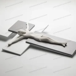 Crocifissi Da Parete-Bongelli Preziosi Crocifisso da parete 42x30 grigio moderno