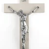 Crocifissi Da Parete-Selezionato da Mazzolaluce Crocifisso da parete 25x16 nocciola argento