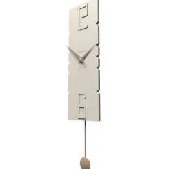 Orologi Da Parete Moderni-Selezionato da Mazzolaluce Crock legno colore lino orologio a pendolo moderno da parete