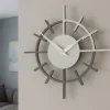 Orologi Da Parete Moderni-Selezionato da Mazzolaluce Crosshair orologio da parete moderno legno grigio quarzo