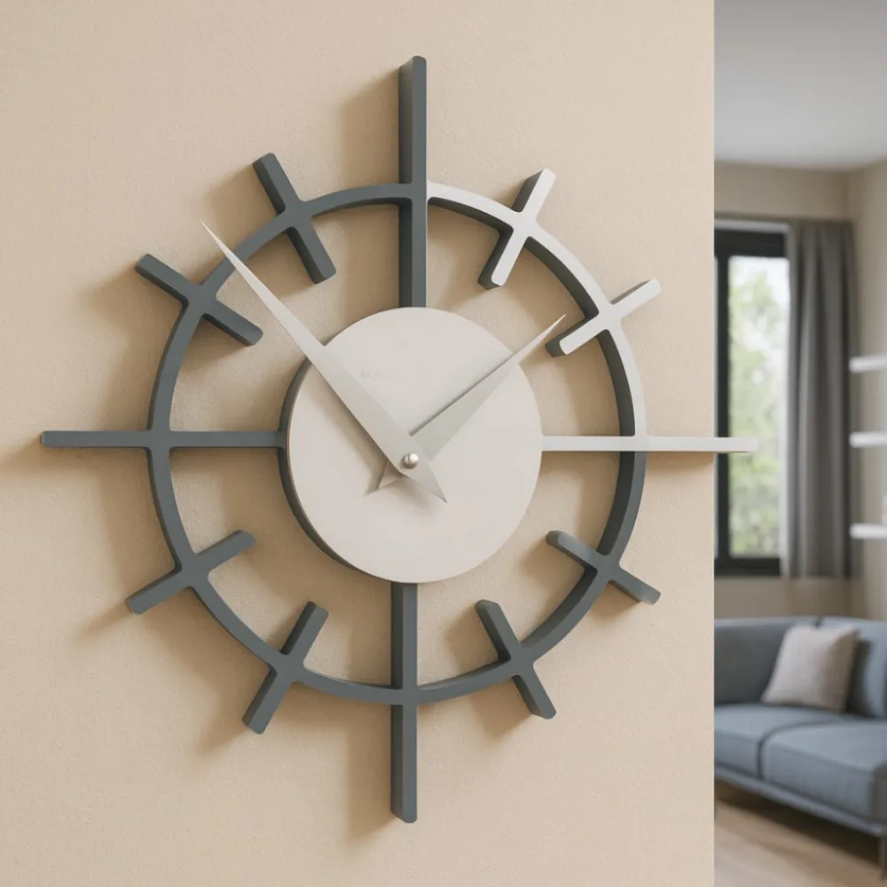 Orologi Da Parete Moderni-Selezionato da Mazzolaluce Crosshair orologio da parete legno carta da zucchero