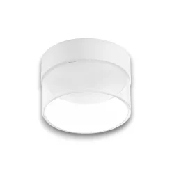 Faretti Da Soffitto-Linea Light Crumb plafoniera led tonda bianca 10w 3000k