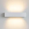 Applique Da Parete-Ideal Lux Cube ap d30 applique led 8w 3000k bianca 30cm