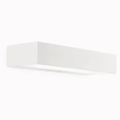 Applique Da Parete-Ideal Lux Cube ap d30 applique led 8w 3000k bianca 30cm