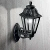 Applique Da Esterno-Ideal Lux Dafne ap1 big applique da esterno lanterna nera ip55