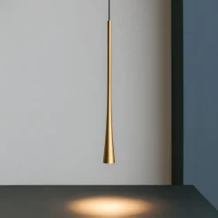 Lampade A Sospensione-Gea Luce Dafne sg oro lampada a sospensione led 7w 3000k