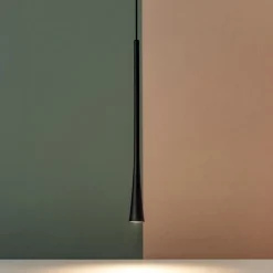 Lampade A Sospensione-Gea Luce Dafne sp lampada nera a incasso led 7w 3000k