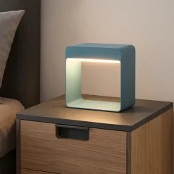 Abat Jour-Linea Light Dama abat jour azzurra portatile led 3000k