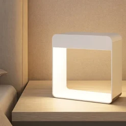 Abat Jour-Linea Light Dama abat jour lampada da comodino bianca led 3000k portatile