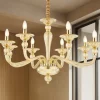 Lampadari Moderni-Ideal Lux Danieli sp8 lampadario di cristallo 8 bracci cristallo ambra