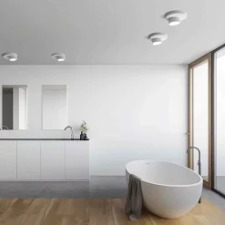 Plafoniere Moderne-Sforzin Illuminazione Demetra sforzin plafoniera da cucina moderna in gesso