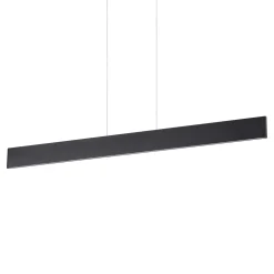 Lampadari Moderni-Ideal Lux Desk sp nero lampadario led 32w 3000k per tavolo