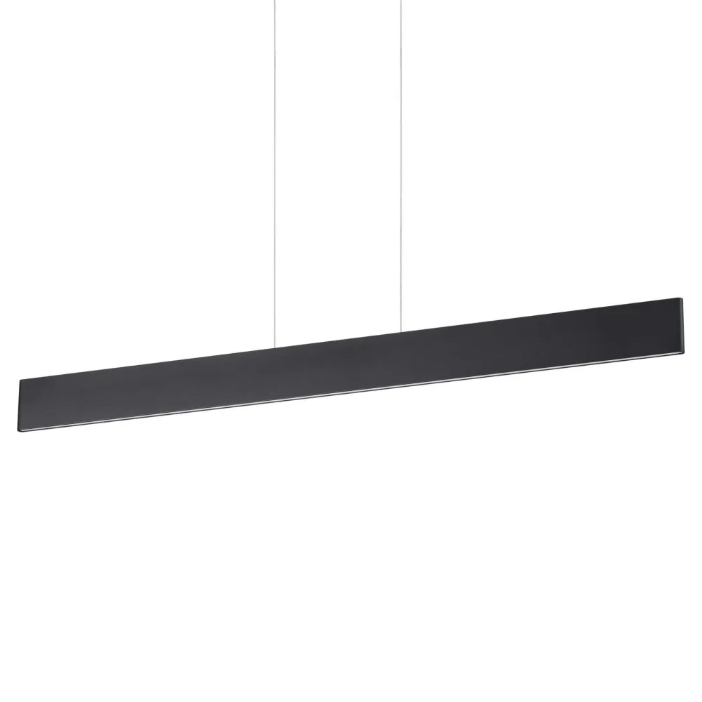 Lampadari Moderni-Ideal Lux Desk sp nero lampadario led 32w 3000k per tavolo