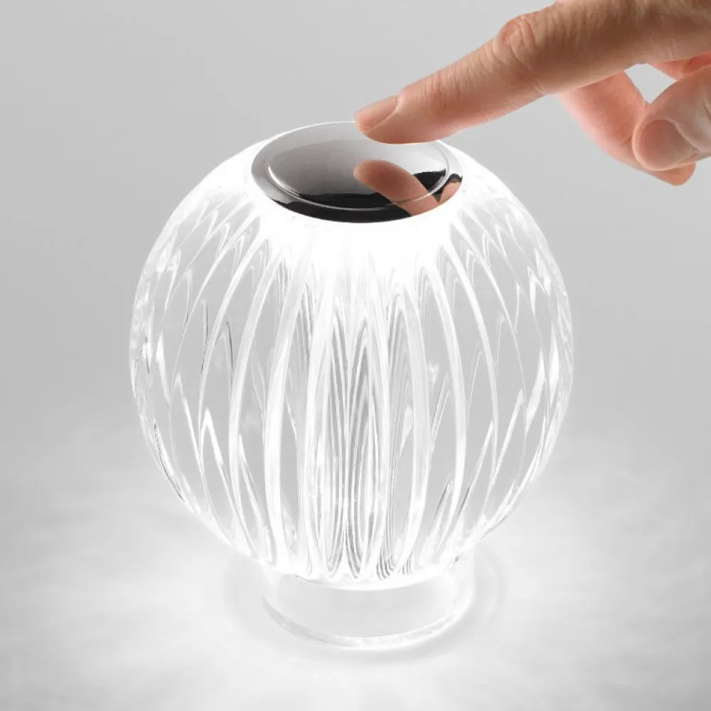 Abat Jour-Ideal Lux Diamond tl1 abat jour lampada da comodino senza fili ricaricabile