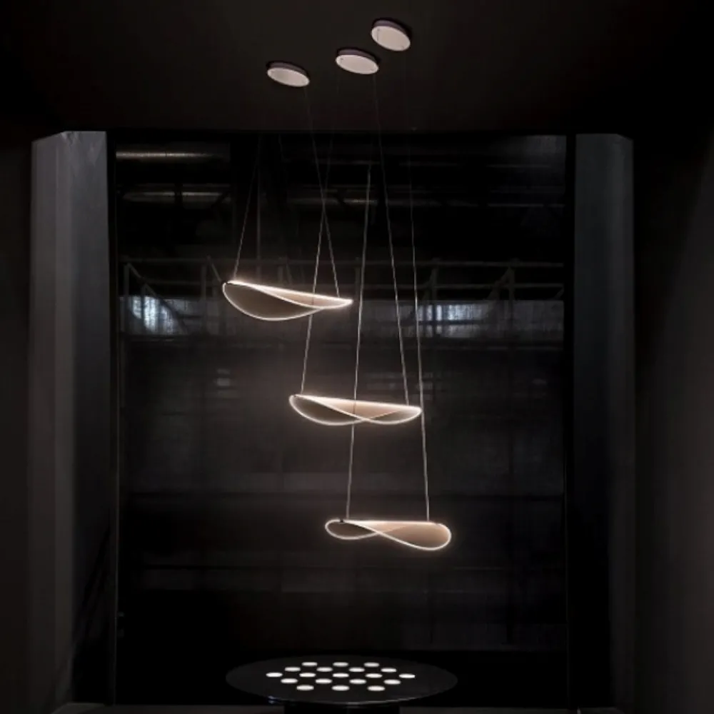 Lampadari Moderni-Stilnovo Diphy lampadario design moderno led 40w 3000k dimmerabile dali