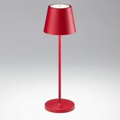 Lampade Da Tavolino Esterno-Perenz Illuminazione Diva h39 cm lampada da tavolino portatile rossa