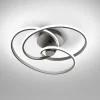 Plafoniere Moderne-Gea Luce Diva titanio plafoniera led 40w 3000k