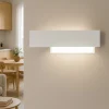 Applique Da Parete-Gea Luce Doha bianco applique led 15w 3000k design moderno