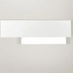 Applique Da Parete-Gea Luce Doha bianco applique led 15w 3000k design moderno