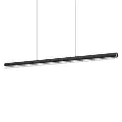 Lampadari Moderni-Ideal Lux Dorica lampadario per scrivania ufficio moderno nero led 3000k