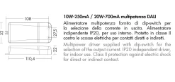 Accessori-Selezionato da Mazzolaluce Driver multipotenza dali 10w-250ma 20w-700ma