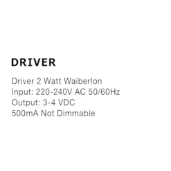 Accessori-Selezionato da Mazzolaluce Driver per segnapassi da incasso gu4 2w input