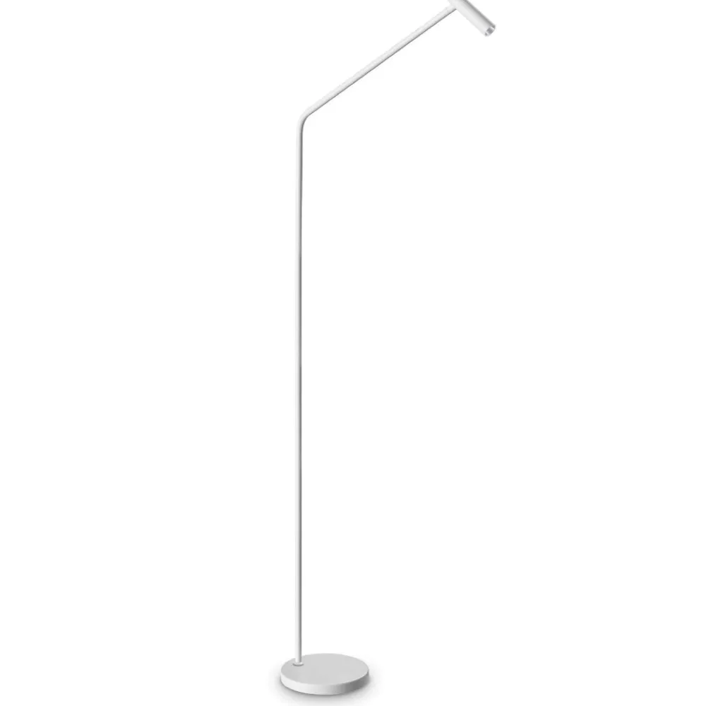 Lampade Da Terra-Ideal Lux Easy pt lampada da terra led 3000k bianca orientabile