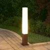 Lampioni Da Giardino-Ideal Lux Edo pt1 lampione per giardino esterno ip44 marrone