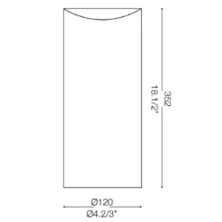 Lampade Da Tavolo-Ideal Lux Edo tl1 big lampada da tavolo cilindro vetro bianco