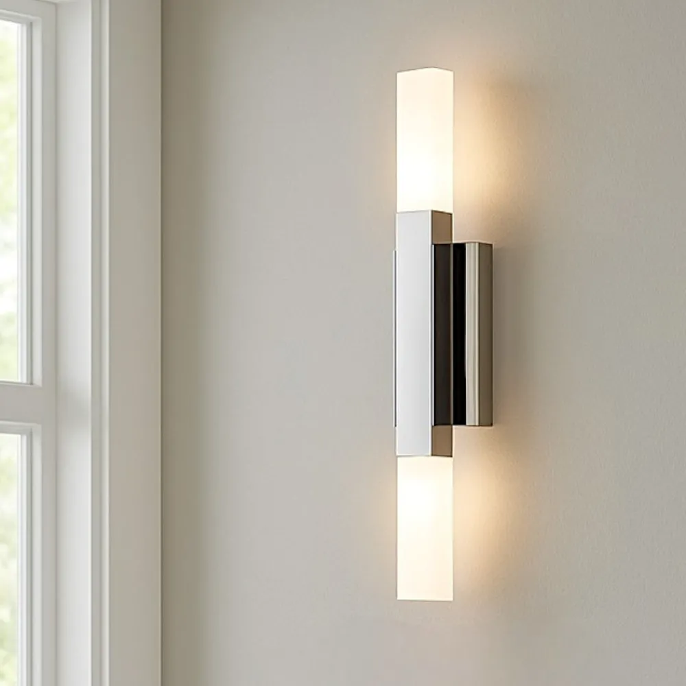 Applique Da Bagno-Eglo alcudia applique da bagno design moderno led 3000k ip44