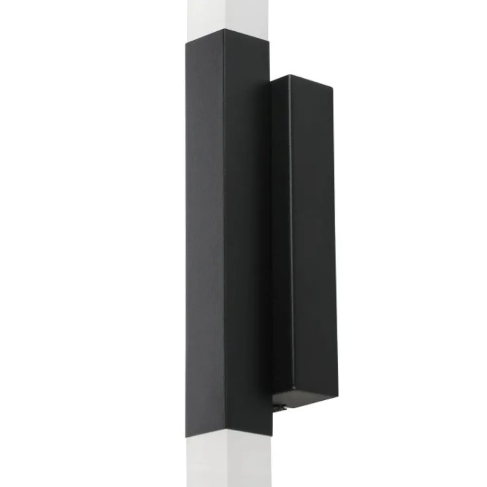 Applique Da Bagno-Eglo alcudia applique da bagno nero minimal led 3000k ip44